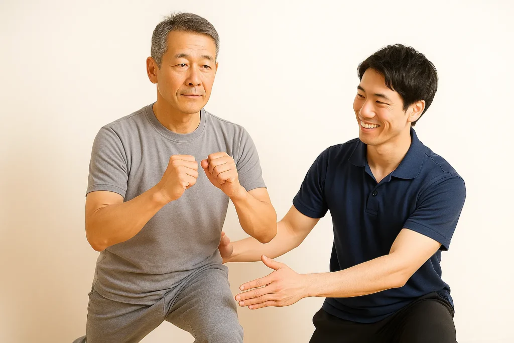 50代男性レンジトレーニング